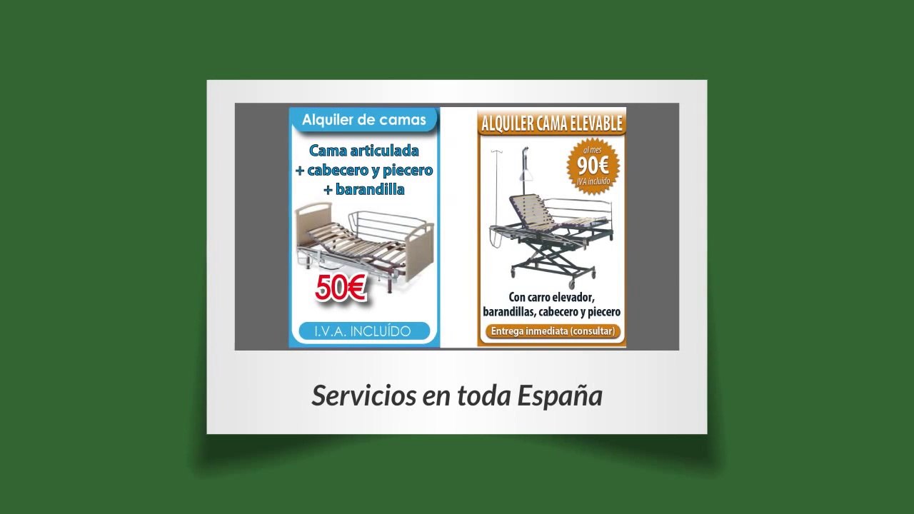 Alquiler Camas Articuladas