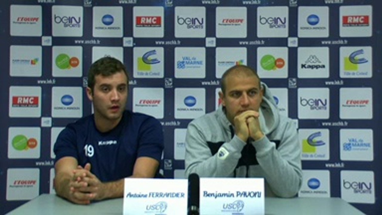 HAND Conf de Presse avant Créteil/Chambéry (REPLAY)