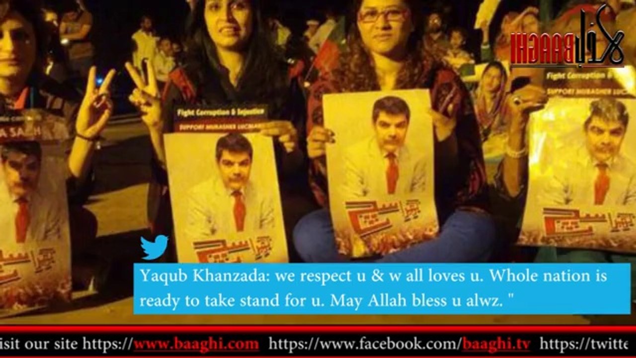 Mubashir lucman Outside the Lahore High Court