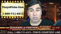Carolina Panthers vs. Seattle Seahawks Free Pick Prediction NFL Pro Football Updated Odds Preview 10-26-2014