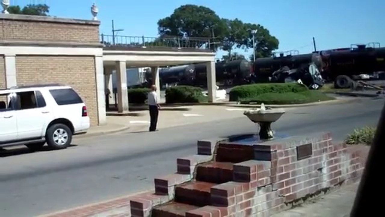 Train hits a Truck