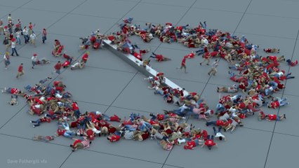 Simulador de multitudes en 3D