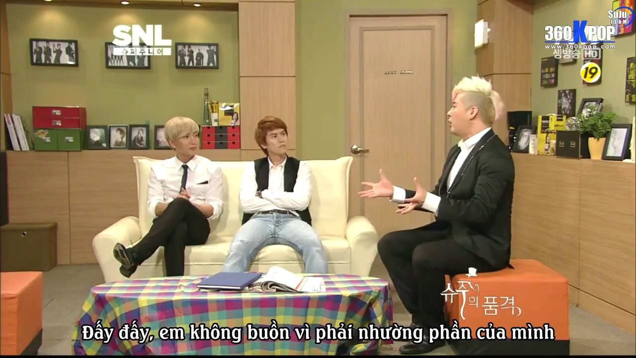 [Vietsub] 120714 Saturday Night Live with Super Junior P1