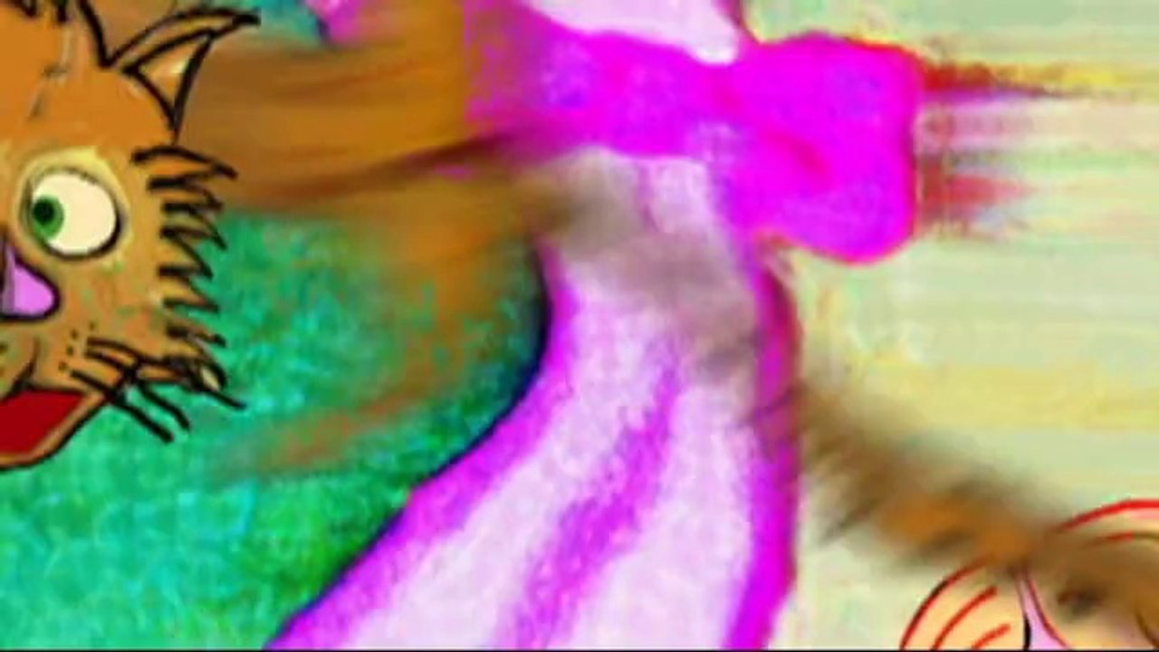 Little Bow LOVES her pussy cat --- smile with this little girl as she plays with her pussy cat.  Good odd cartoon from SPLAT Team, the masters of weird.