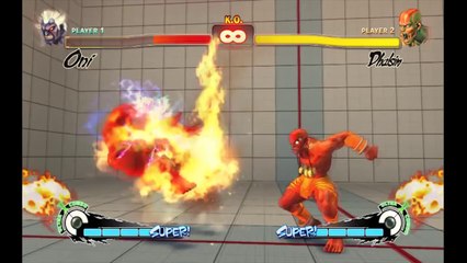 USF4 : Dhalsim Taunt Reset