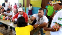 Medicos cubanos en aldeas en Brasil