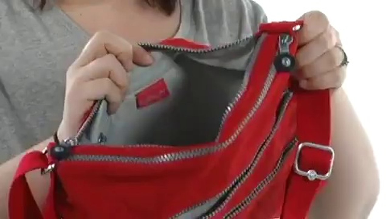 Kipling Alvar Shoulder_Cross-Body Travel Bag Black - Robecart.com Free Shipping BOTH Ways