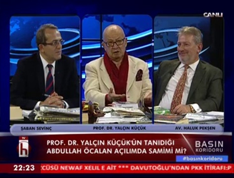 şaban sevinç ile Basın Koridoru konuklar Yalçın Küçük Haluk Pekşen ➁.bölüm 2.kısım 21 Ekim 2014
