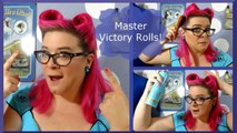 Victory Rolls ~ 4 Ways to Get the Perfect Pinup Roll