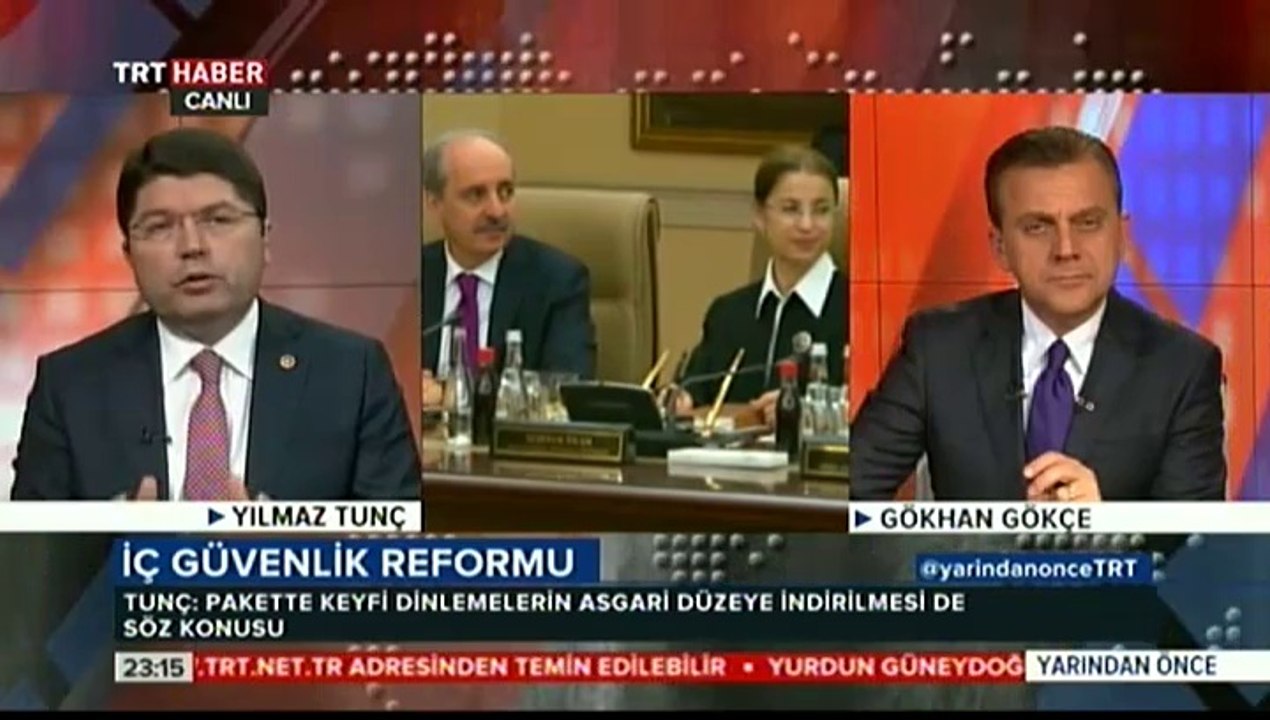 YILMAZ TUNÇ TRT HABER CANLI YAYIN