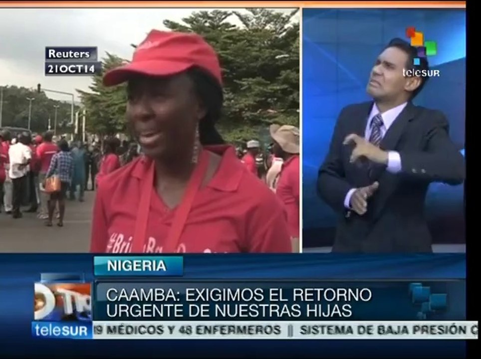 Exigen retorno de niñas secuestradas en Nigeria