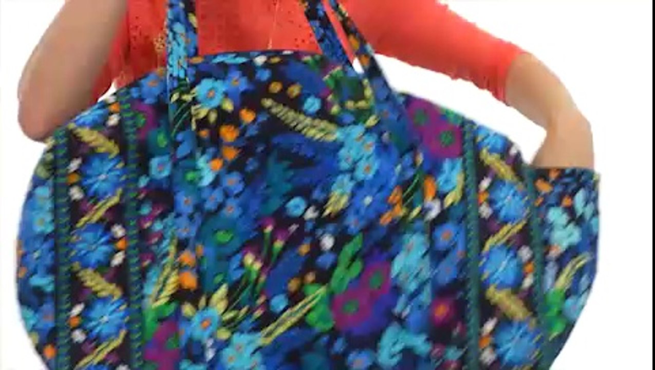 Vera Bradley Luggage Large Duffel Black - Robecart.com Free Shipping BOTH Ways