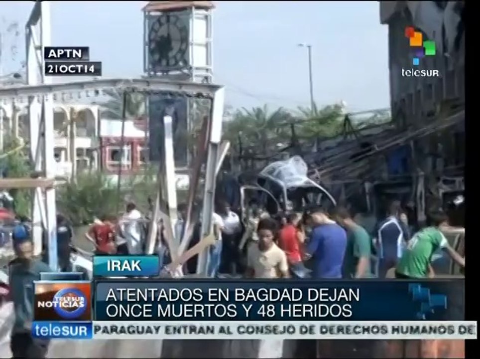 Atentados en Bagdad dejan once muertos