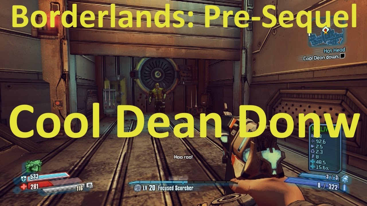 How to Cool Dean Down in Hot Head in Borderlands: The Pre-Sequel