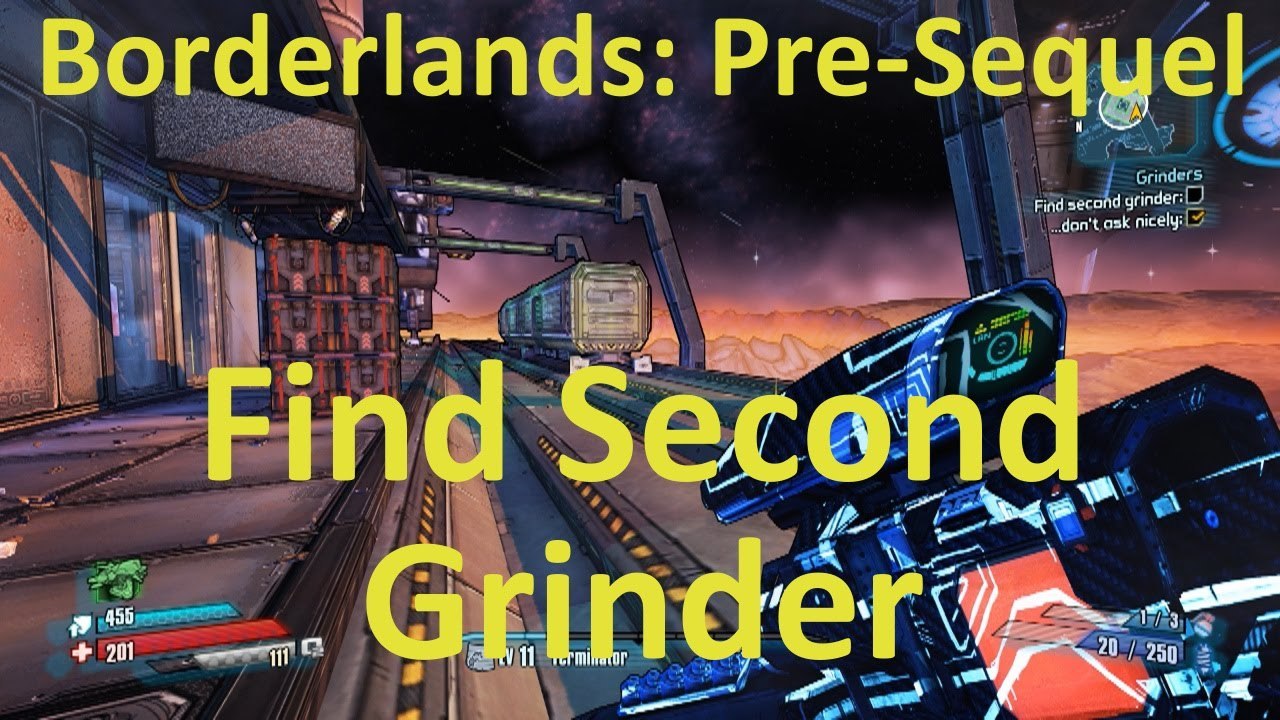 Find Second Grinder in Grinders in Borderlands: The Pre-Sequel!