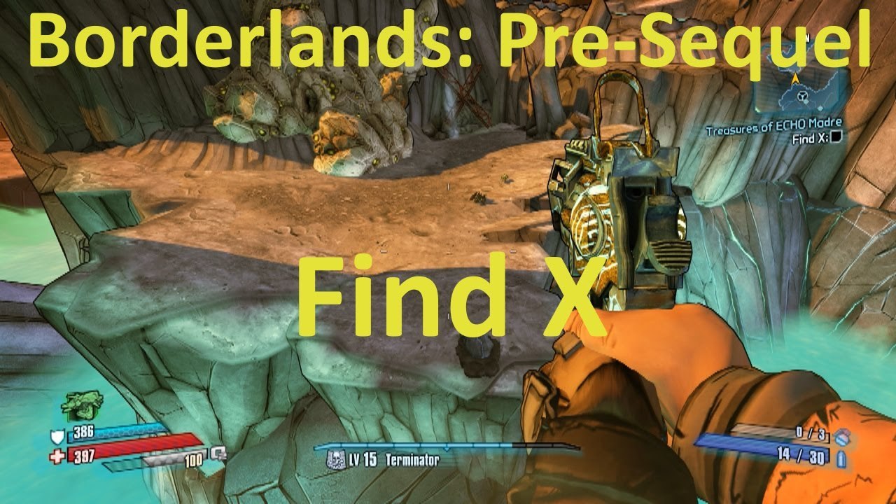 Find X in Treasures of ECHO Madre in Borderlands: The Pre-Sequel!