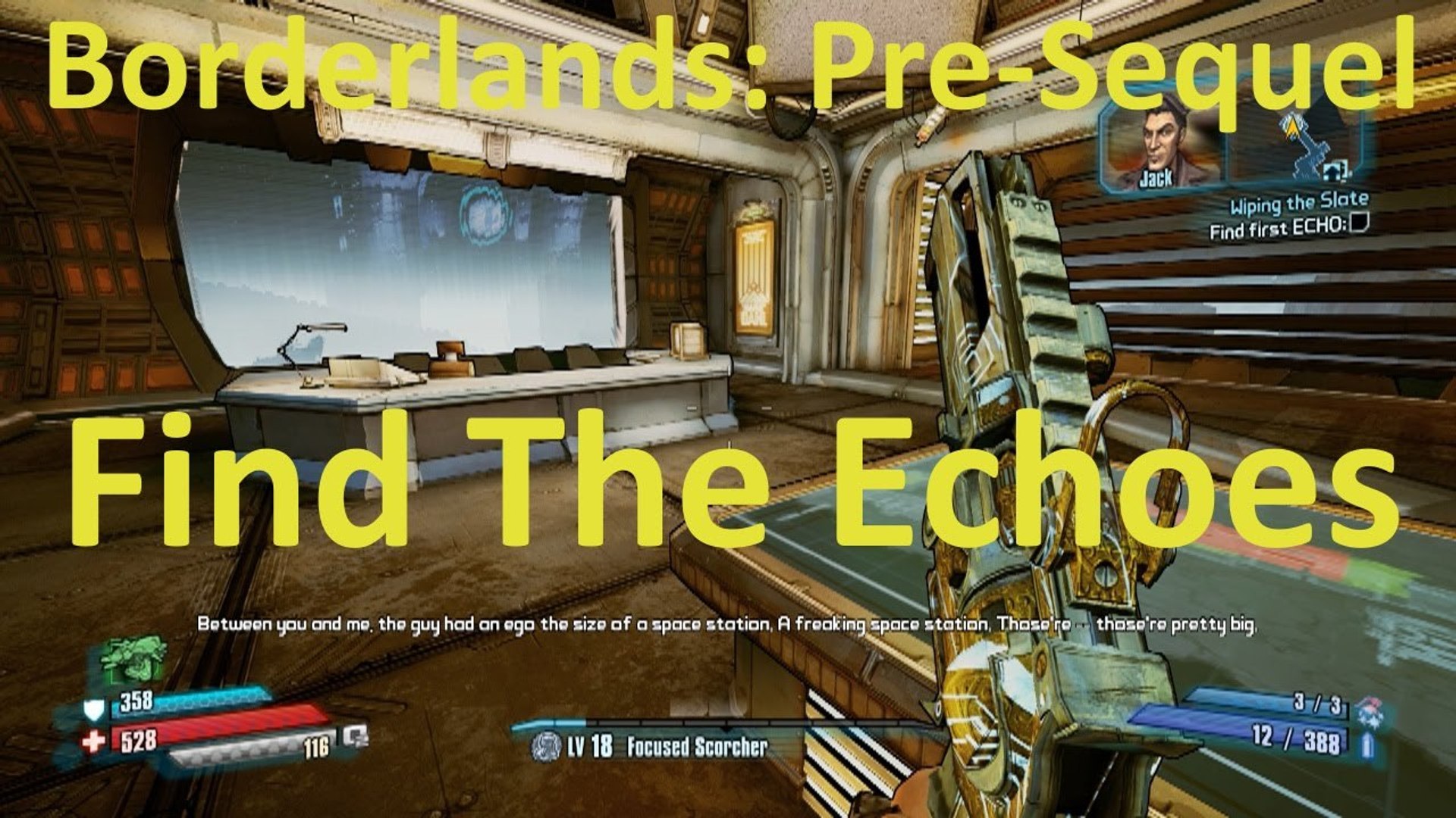Find the First, Second and Third Echo in Wiping the Slate in Borderlands:  The Pre-Sequel - video Dailymotion