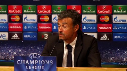 Luis Enrique, claro después de la victoria ante el Ajax