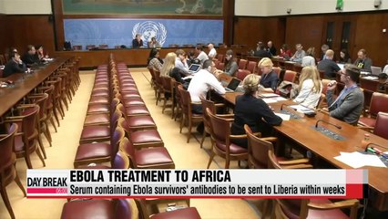 Ebola serum to be sent to West Africa within weeks WHO