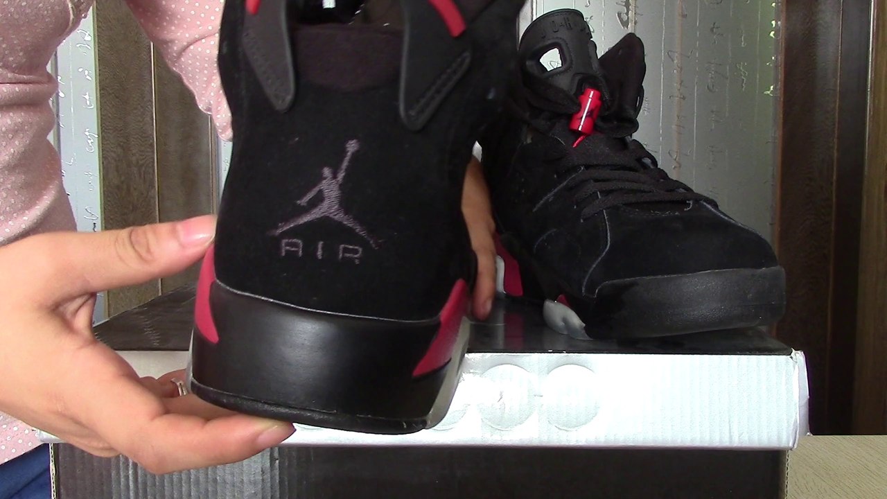 Authentic Air Jordan Retro 6 Black Infrared