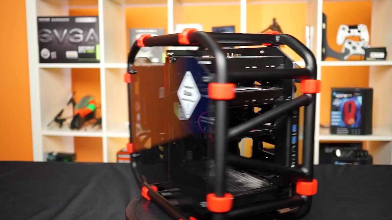 In Win D-Frame Mini mITX Aluminum Tube Open Air Chassis