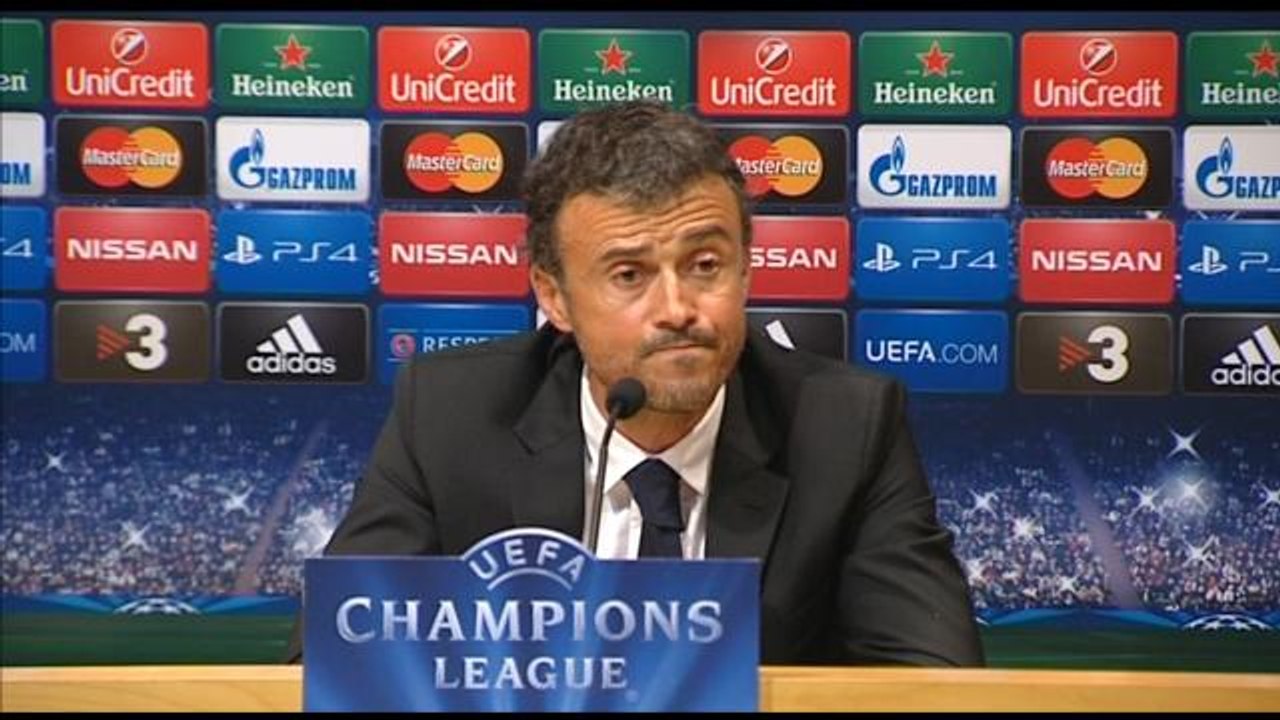 Luis Enrique dice que tenía previsto cambiar a Messi, Neymar e Iniesta