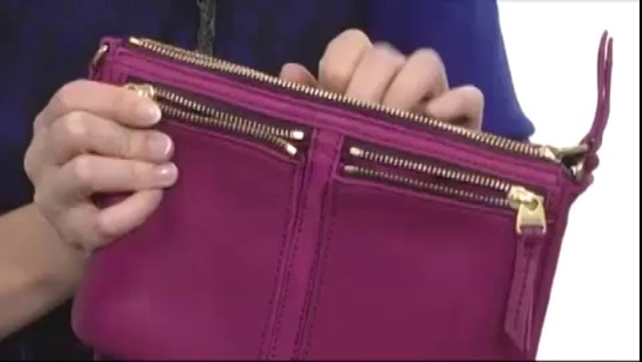 Fossil Erin Small Top Zip Espresso - Robecart.com Free Shipping BOTH Ways