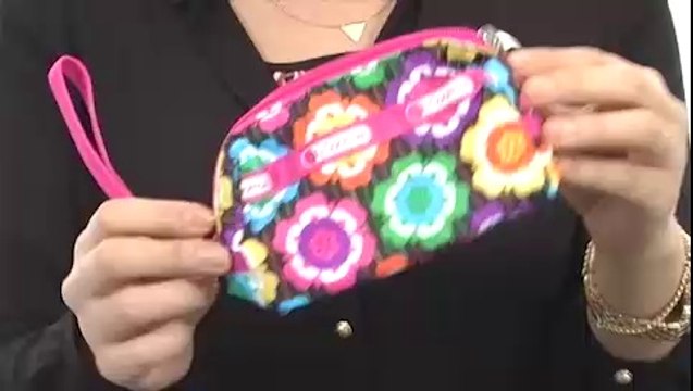 LeSportsac Small 2 Zip Wristlet Black - Robecart.com Free Shipping BOTH Ways