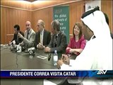 El presidente Correa llegó a Catar para fortalecer relaciones