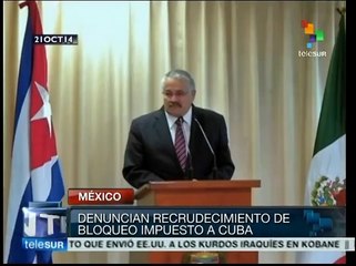 Denuncian en México recrudecimiento del bloqueo de EE.UU. contra Cuba