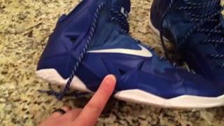 2014 new sneaker LeBron 11s Duke Blue Devils Colorway Review