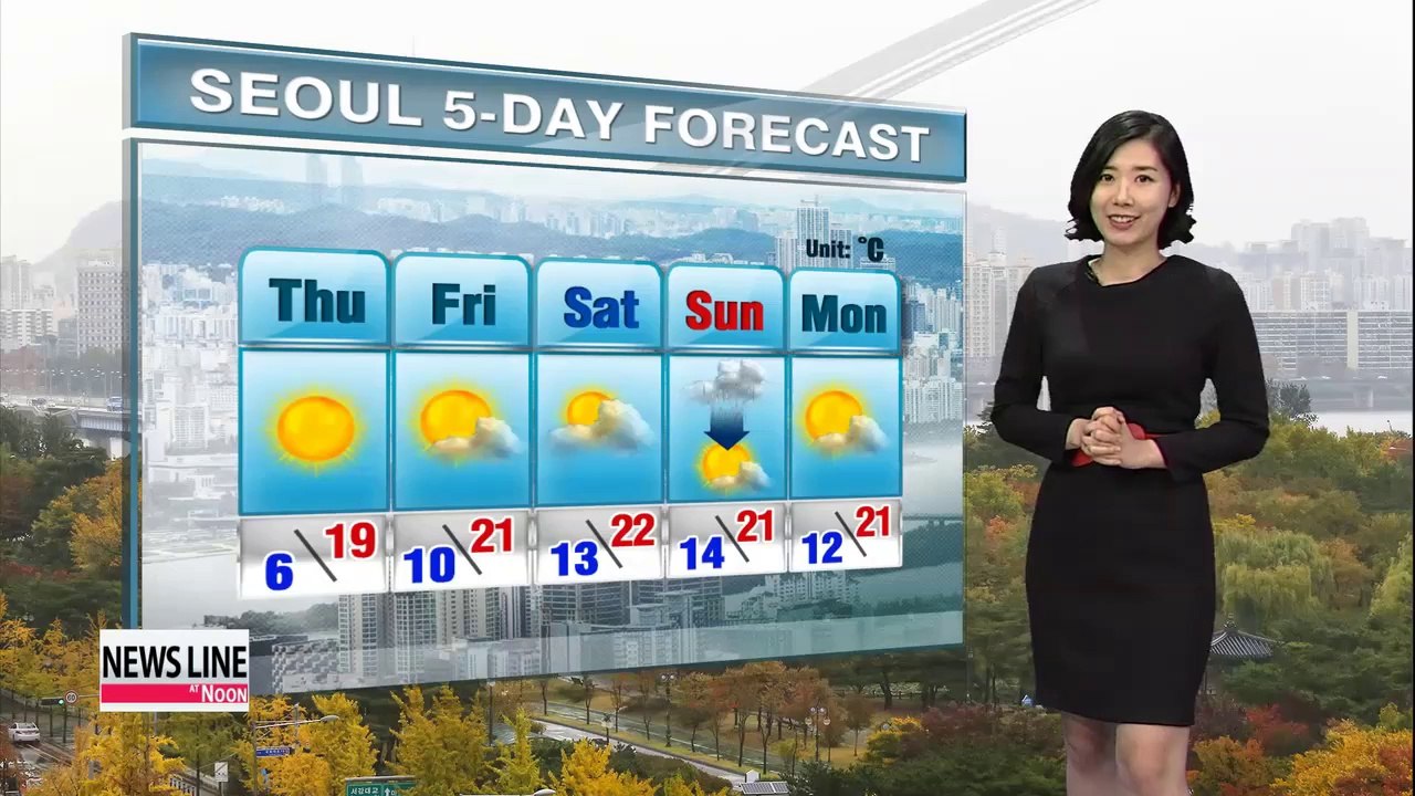 Typical late autumn weather in store under lots of sun