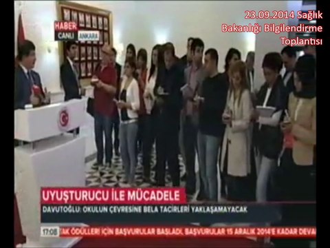 Türkiye Cumhuriyeti Başbakanı Sayın Prof.Dr.Ahmet DAVUTOĞLU'nun Uyuşturucu Acil Eylem Planı Hakkında Konuşmaları