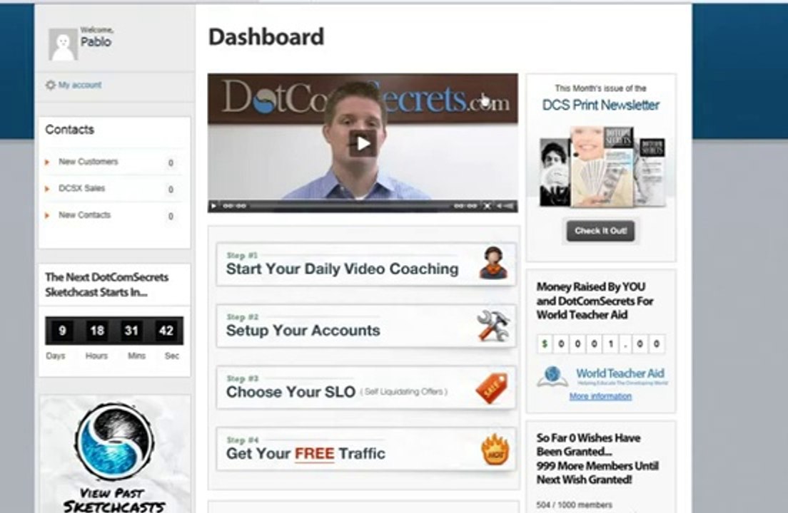 Dot Com Secrets X   Work From Home Day 1