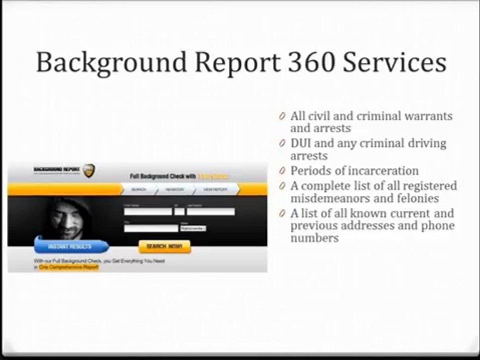 How to do a Background Check - Background Report 360 Review