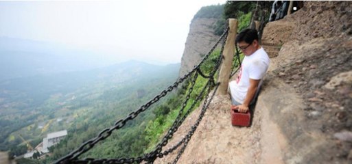 Bacakları olmayan tırmanışçıdan azim dersi