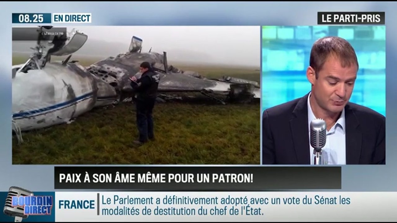 Le parti pris de David Revault d'Allonnes : Décès de Christophe de Margerie : "Paix à son âme même pour un patron !" - 22/10