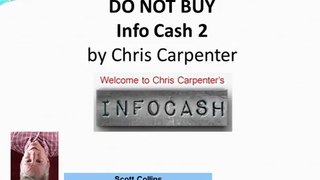 DO NOT BUY Info Cash 2 by Jeff Carpenter; Info Cash 2 VIDEO REVIEW