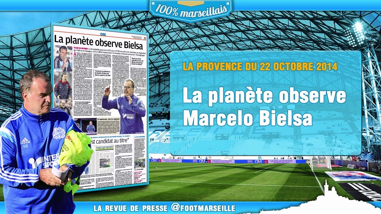 La planète observe Bielsa, l'OM face à Lacazette... La revue de presse de l'Olympique de Marseille !