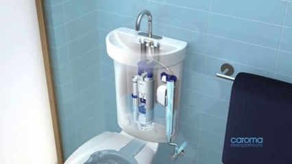 Caroma Profile Toilet with Integrated Hand Basin