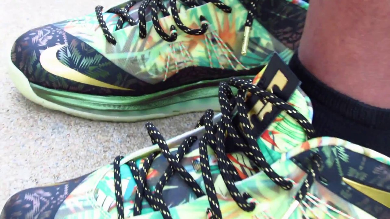 LEBRON 10 CHAMPIONSHIP LOW ON FEET RAW & UNCUT (SCOOP208)