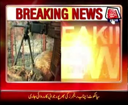 LoC violation: India resorts to 'unprovoked firing' in Sialkot sector