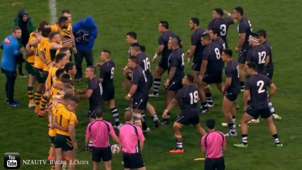 So amazing rugby moment : Junior Kiwis Epic Haka vs. Junior Kangaroos