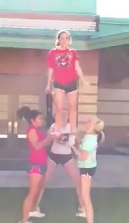 Show and go into ladder stunt