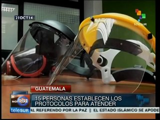 Guatemala se prepara para eventual caso de ébola