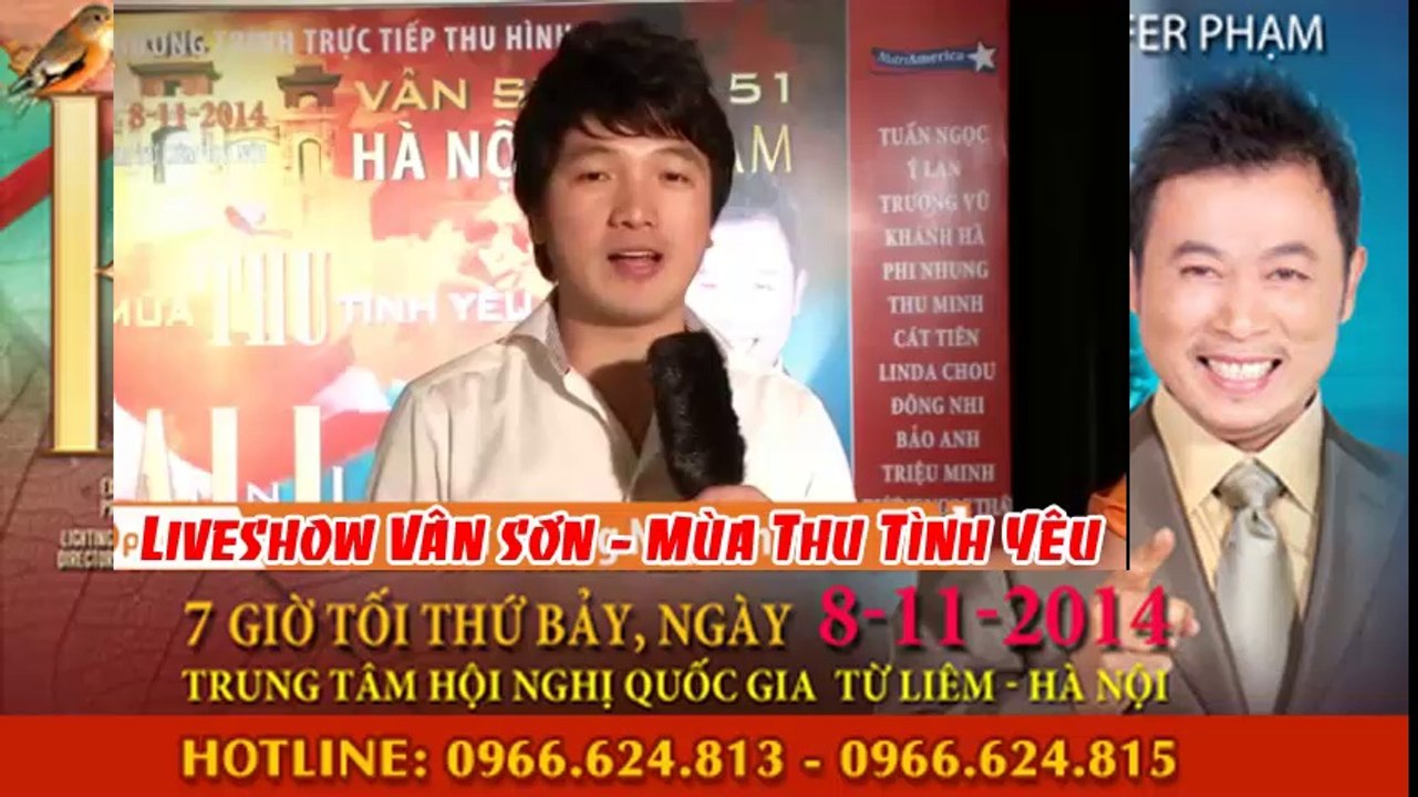 Liveshow vân sơn tại hà nội LH mua vé 0966624813 - 0966624815