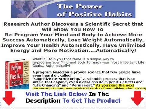 The Power Of Positive Habits Discount Bonus + Discount