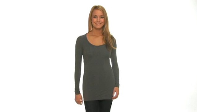 Splendid Stretch Sheer Layers Tunic Black - Robecart.com Free Shipping BOTH Ways