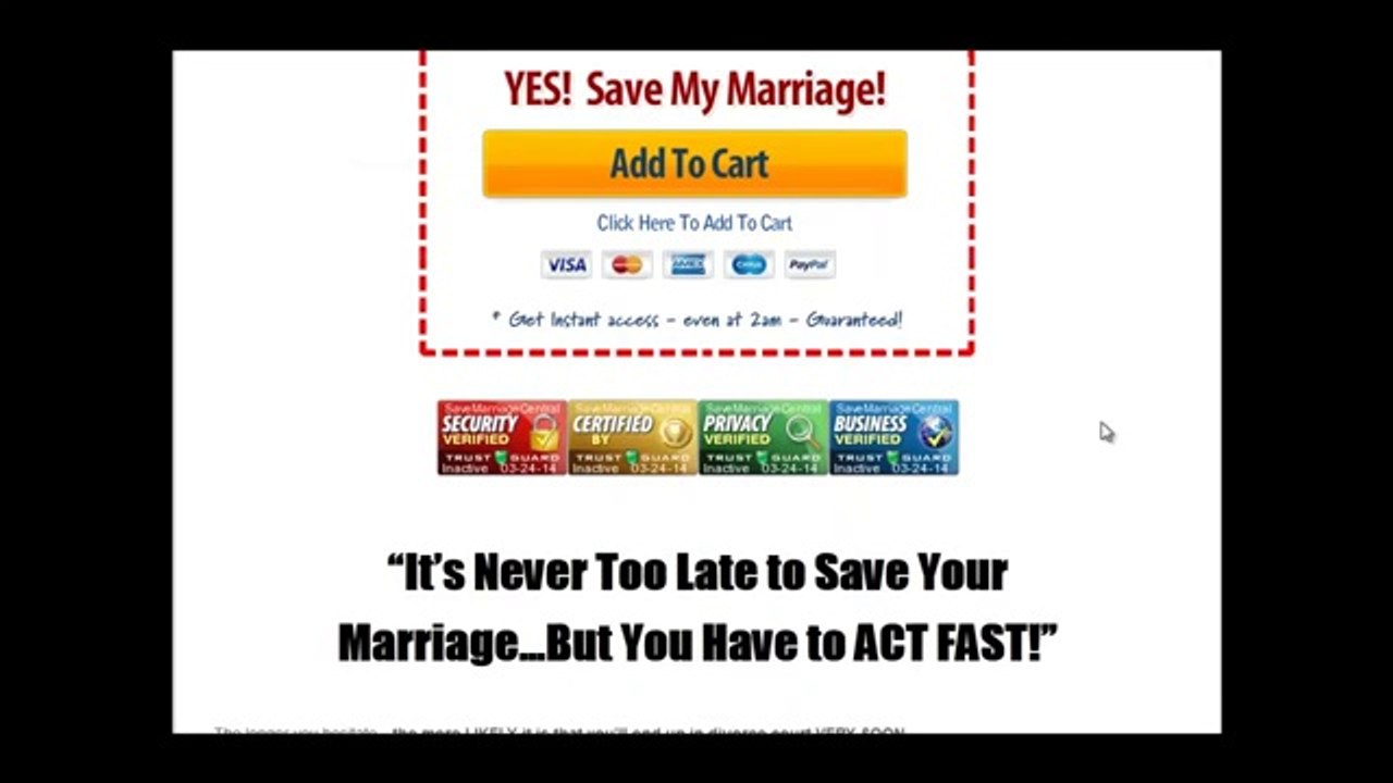 Your Marriage Savior Discount - $50