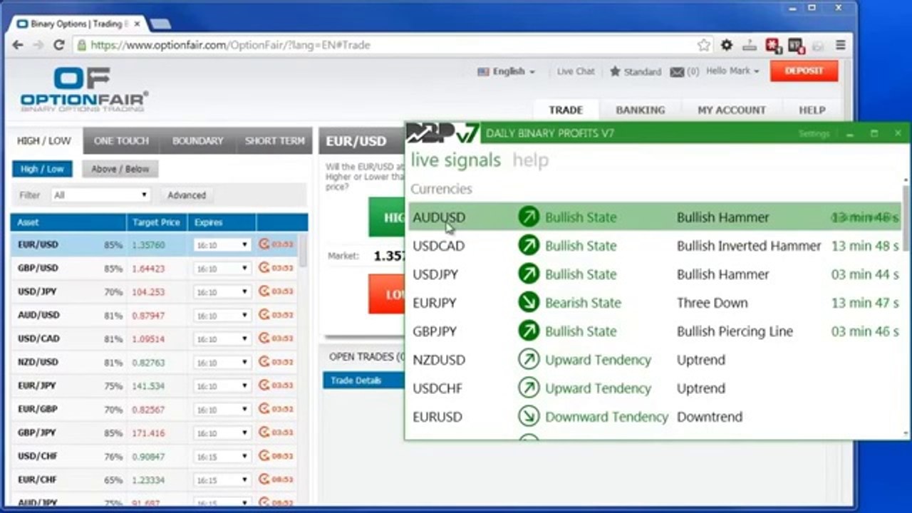 Daily binary profits DBP v 7 binary options trading signals service